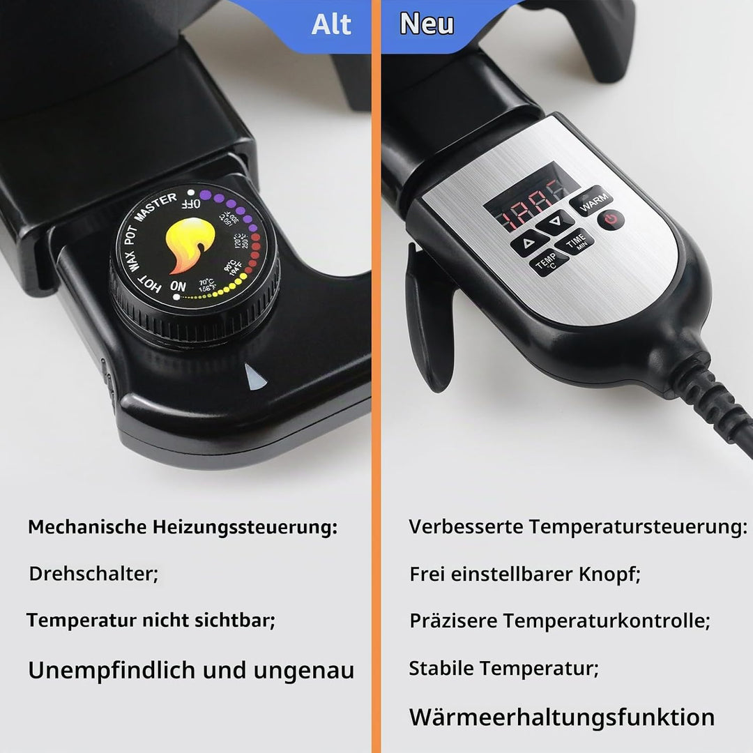 Yuuchail Wachsschmelzgerät für Kerzenherstellung, 7L elektrischer grosse Wachsschmelztopf Schnelles