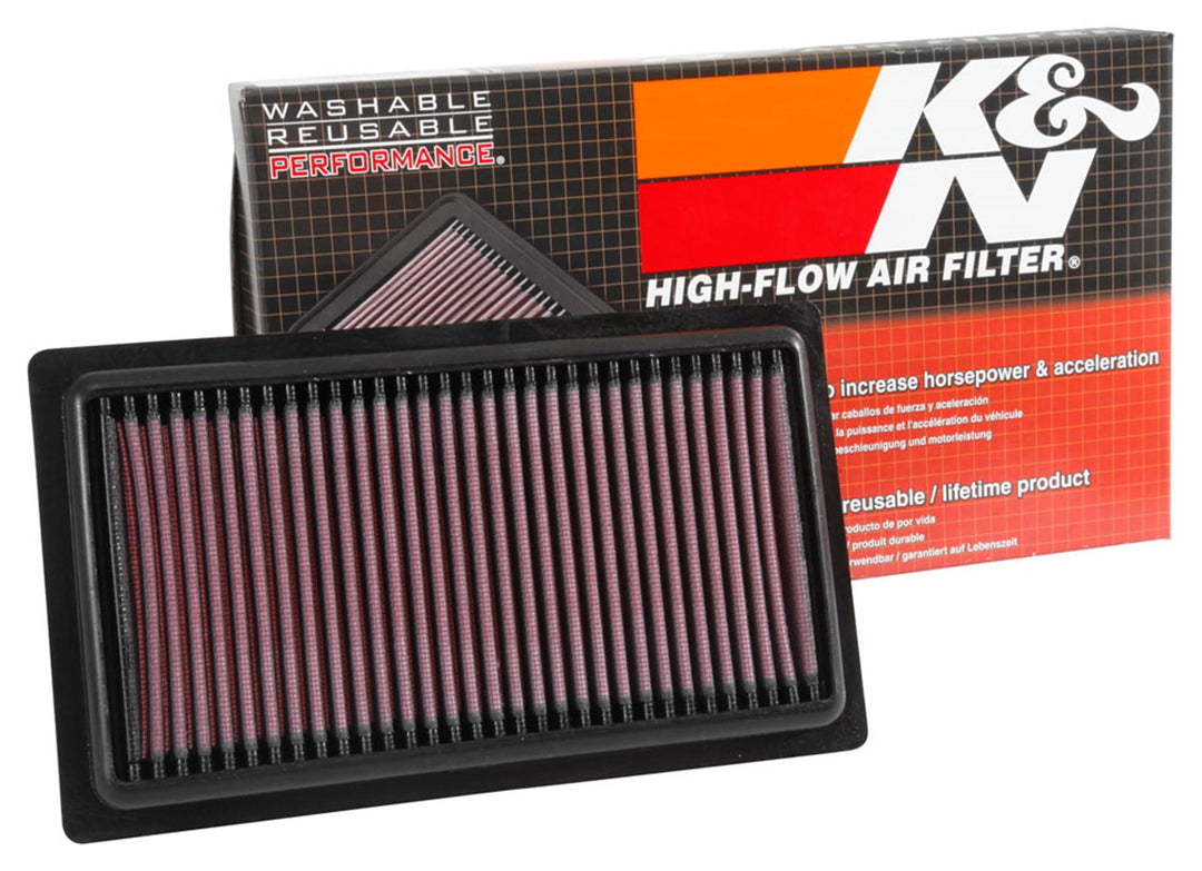 K&N 33-3052 Motorluftfilter: Hochleistung, Prämie, Abwaschbar, Ersatzfilter,Erhöhte Leistung, 2014-2