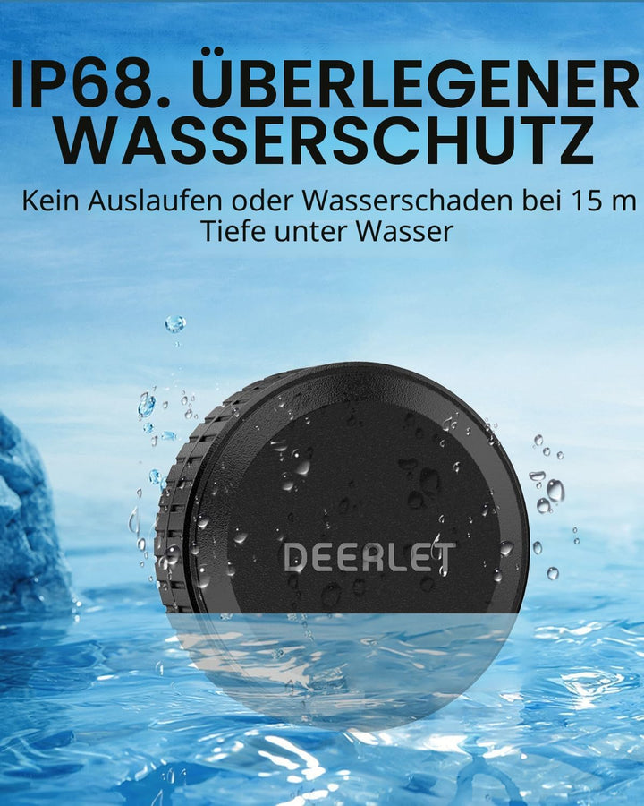IPX8 wasserdichte Airtag-Halterung, 2 Stück, Airtag-Hülle mit ultraselbstklebendem Aufkleber, magnet