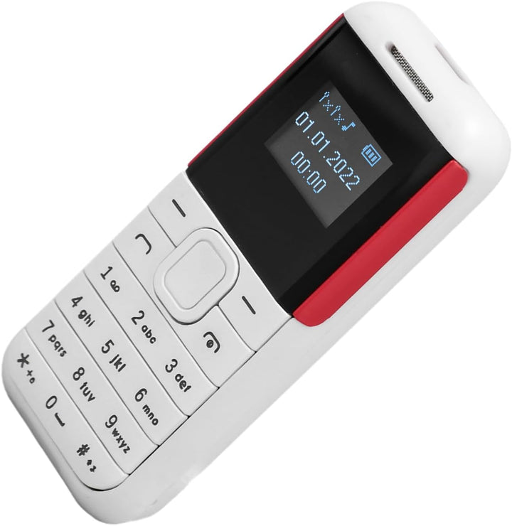 PUSOKEI KleinstesTelefon, Dual SIM Standby GSM Basistelefon mit Musik Player und Sprachwechsler, Str