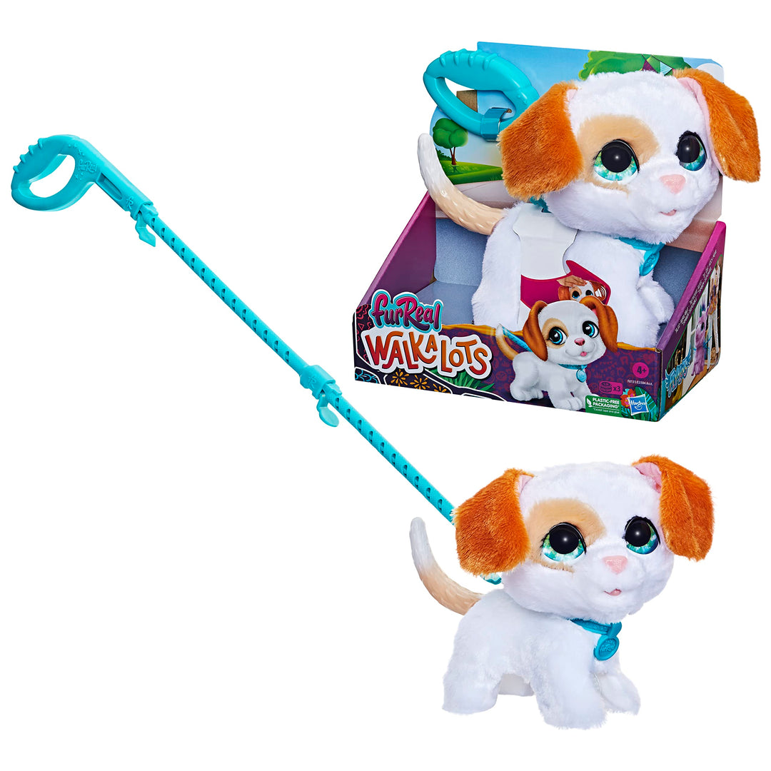 FurReal Walkalots Big Wags Interactive Walking Dog Toy for Kids, Features Sounds and Reactions, Inte