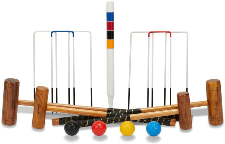Uber Games Croquet (Cricket) 9 Nine Wicket Koffer-Set, Nine Wicket Koffer-Set