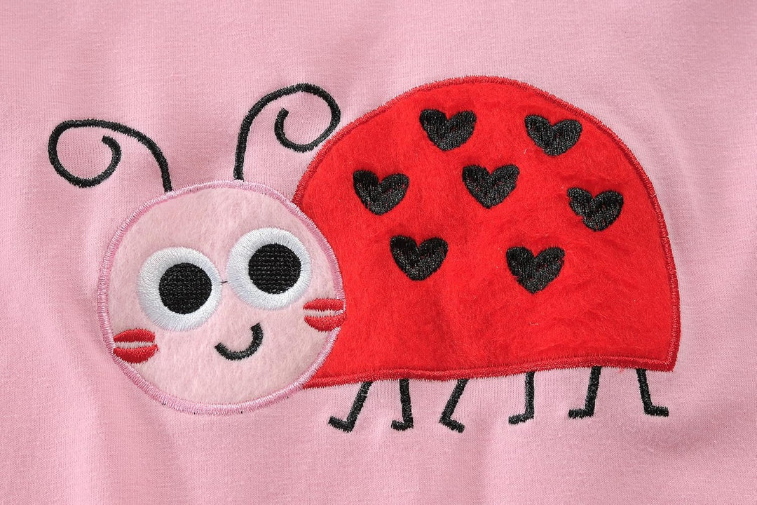 EULLA Kinder Mädchen Schlafanzüge Winter Pyjama Set Einhorn Meerjungfrau Schmetterling Marienkäfer G