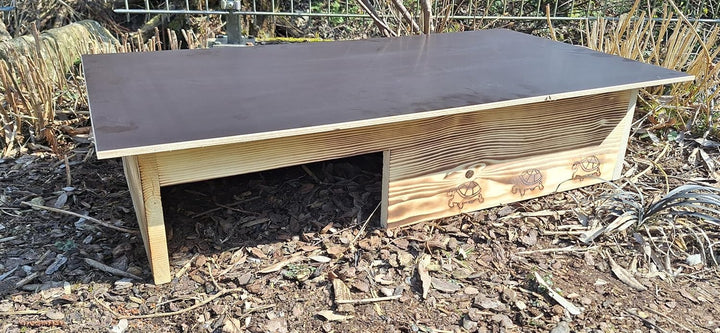 Premium Schildkrötenhaus aus 20mm Vollholz (SH13) - Schildkrötenhaus Schildkrötengehege Schildkröte
