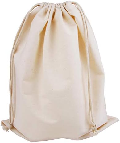 Cottonbagjoe Grosser Baumwollbeutel 40x50 cm | Nachhaltiger Stoffbeutel mit Kordelzug | Ideal zur Au