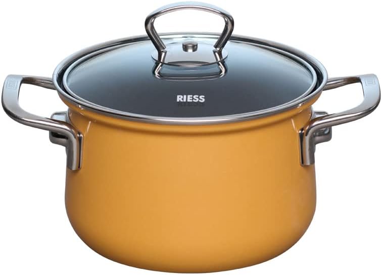 Riess, 0558-113, Emaileset 5-teilig, Nouvelle, ORANGE, LBH 48,5 x 28,5 x 39cm, Gewicht 9,98kg, Fleis
