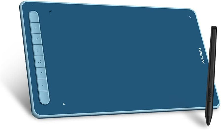 XP-PEN Deco L Grafiktablett, 25,4 x 15,2 cm, mit Eingabestift X3, für Digitalzeichnung, Animation, F