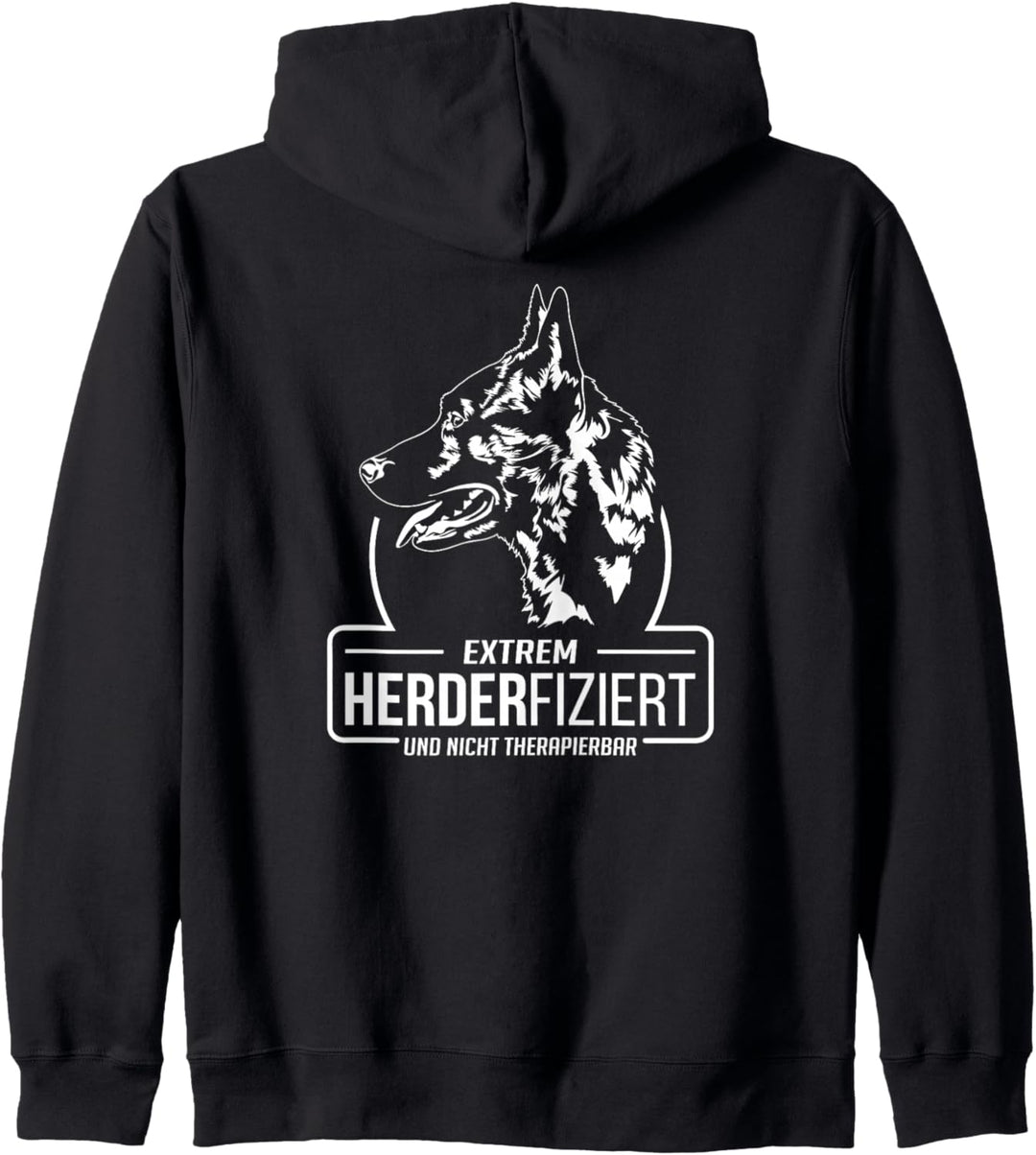 Lustiger Hollandse Herder Herderfiziert Hunde Hundespruch Kapuzenjacke