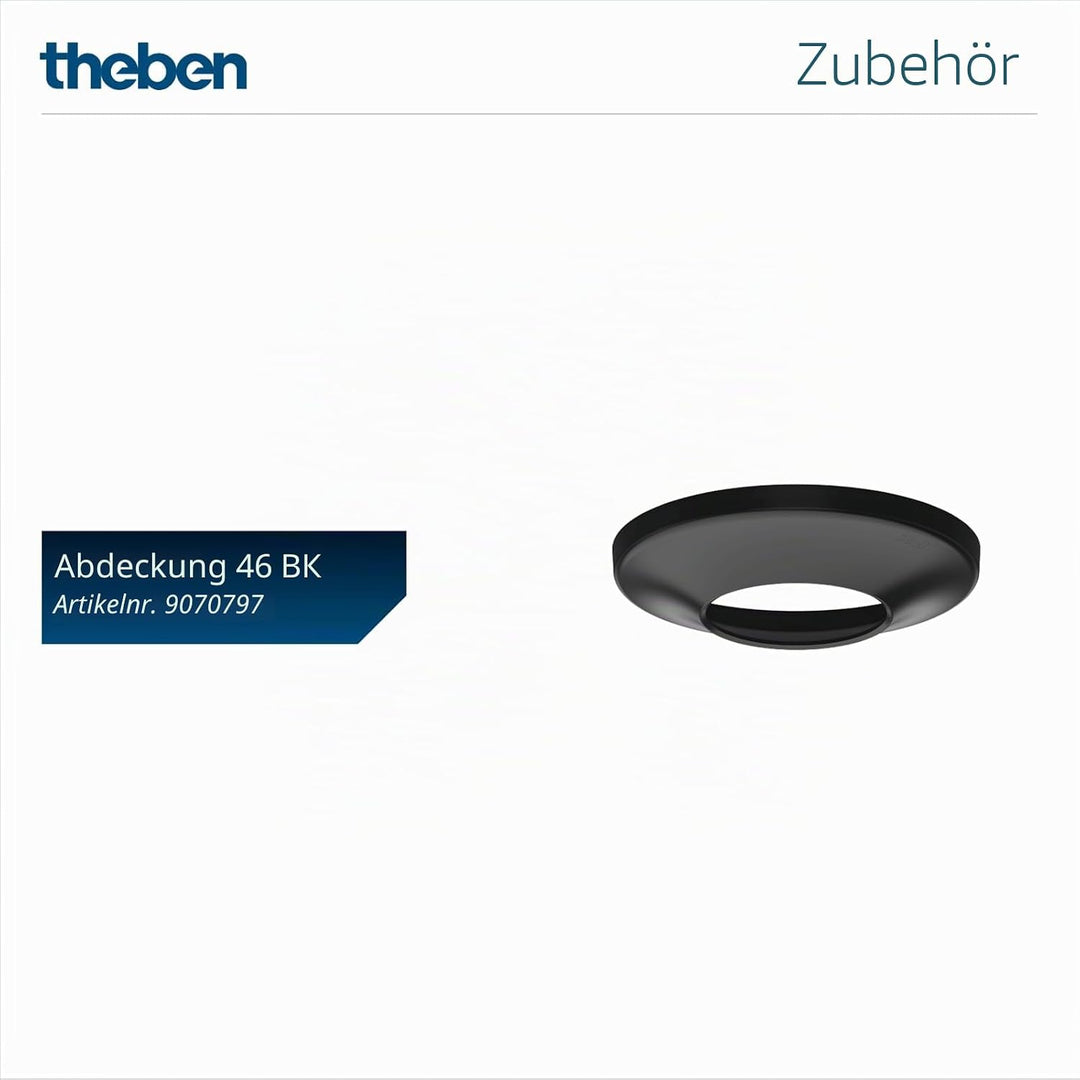 Theben 1060200 thePiccola S360-100 DE WH - Passiv-Infrarot-Bewegungsmelder - Deckenmontage - Runder