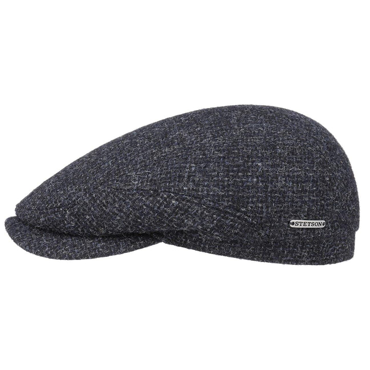 Stetson Belfast Tweed-Schiebermütze für Herren - gefertigt in der EU - Blau - 58 EU