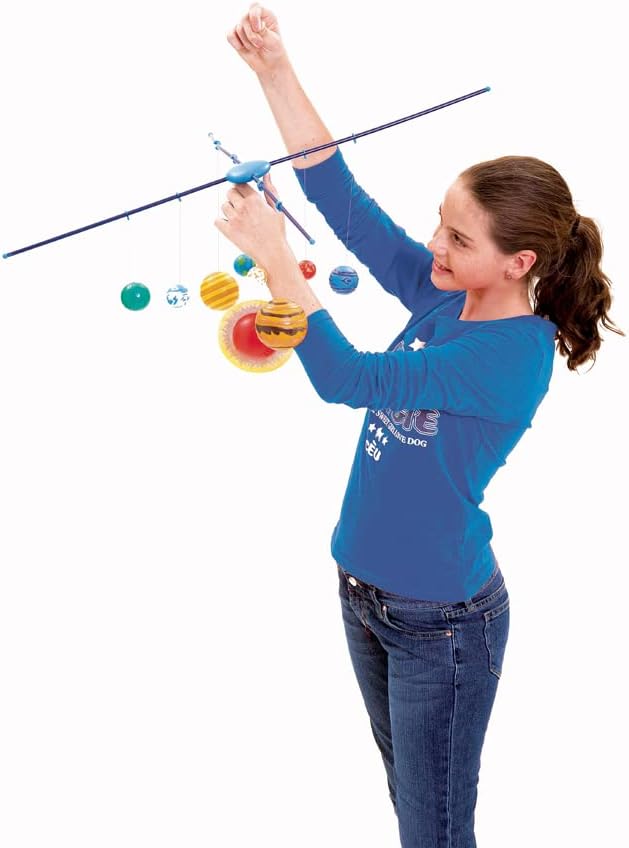 HCM Kinzel 4M Leucht-Sonnensystem Mobile Bastelset - Kreatives Wissenschaftsprojekt für Kinder - Per