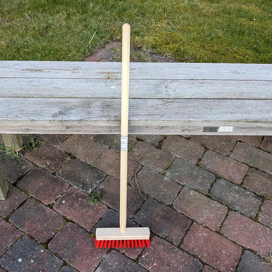 Kinderbesen Gartenbesen Holz Kinder Besen stabil mit Holzstiel Haushalt Garten Terasse Kinder Garten