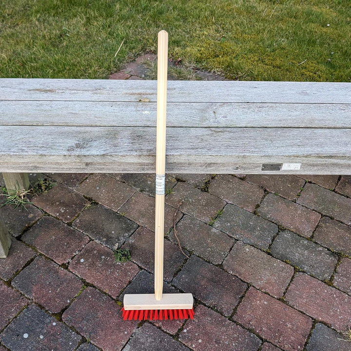 Kinderbesen Gartenbesen Holz Kinder Besen stabil mit Holzstiel Haushalt Garten Terasse Kinder Garten