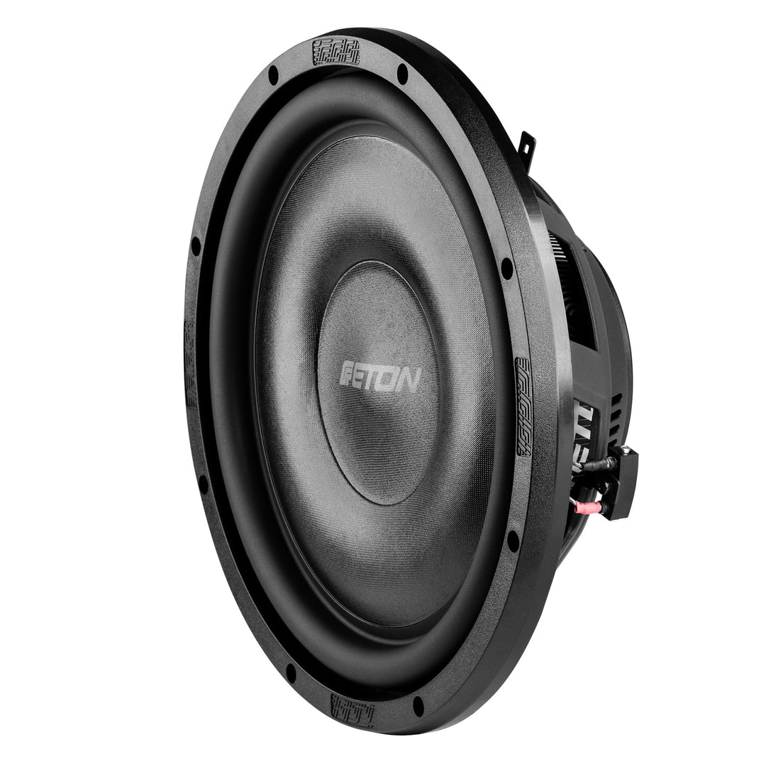ETON PW 12 Flat – Druckvoller, Flacher 30 cm / 12 Zoll Langhub Subwoofer, Bass fürs Auto, Tiefton La