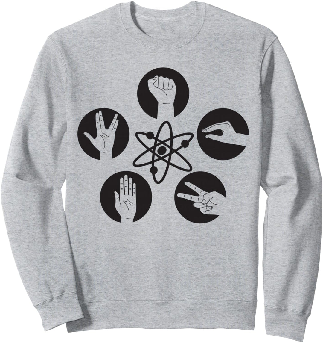 Das Urknalltheory-Logo Rock Lizard Spock Sweatshirt
