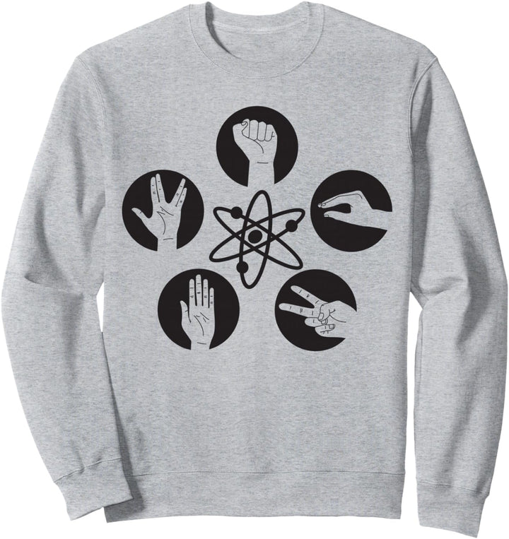 Das Urknalltheory-Logo Rock Lizard Spock Sweatshirt