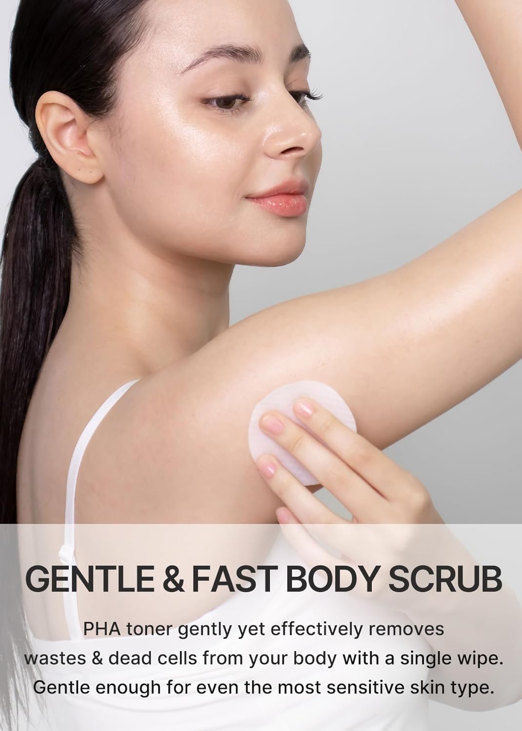 celimax One Step Body Brightening Pad Peeling-Pad Für Körper, Achselhöhlen, Knie & Ellbogen, Mit Grü