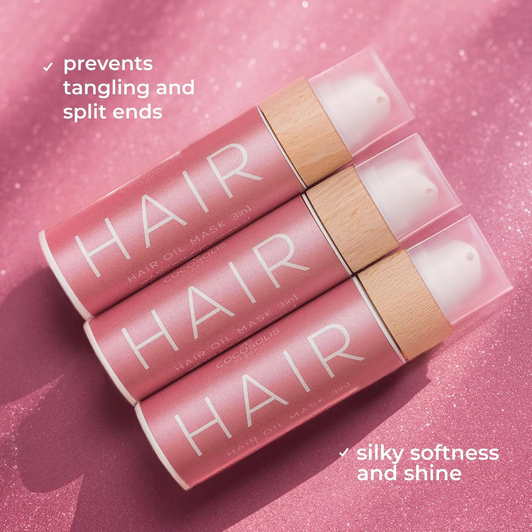 COCOSOLIS HAIR Haaröl stärkt und regeneriert kaputtes Haar, Stimuliert schnelles Haarwachstum, Beugt