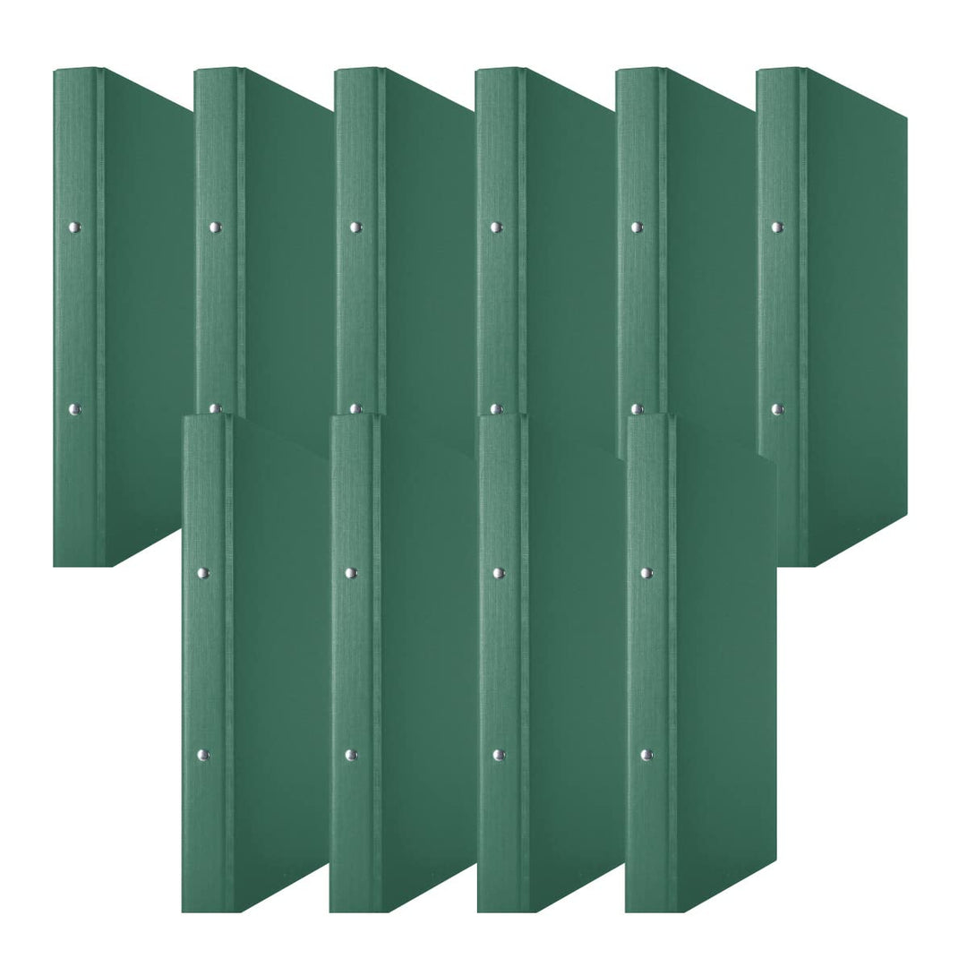 DONAU 3732001PL-06 Ringbuch Grün | 2-O-Ring-Mechanik 20mm DIN A4 Ringordner Pappe/ Kunststoff | Aus