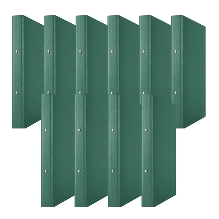 DONAU 3732001PL-06 Ringbuch Grün | 2-O-Ring-Mechanik 20mm DIN A4 Ringordner Pappe/ Kunststoff | Aus