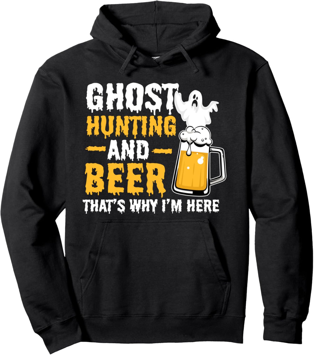Geisterjagd & Bier Geister jagen Geisterjäger Geisterjagd Pullover Hoodie