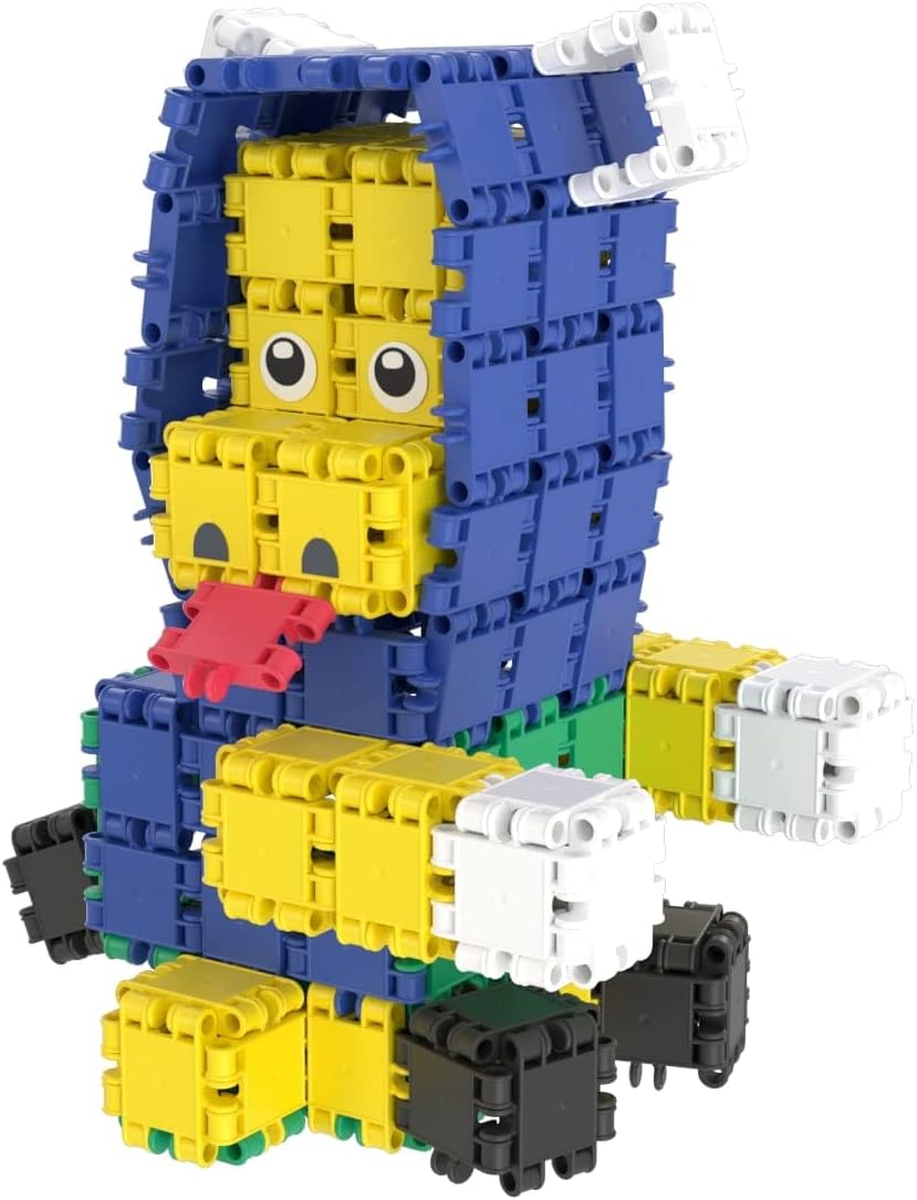 CLICS Konstruktionsspielzeug für Kinder ab 3 Jahre, kreatives Lernspielzeug im 275 Teile Set, Bauste