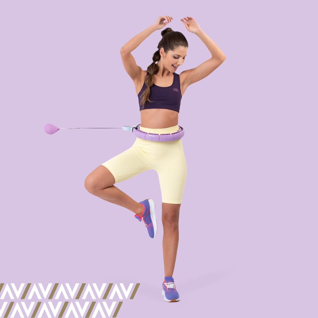 Swiss Activa+ Smart Hula Hoop mit Zähler- Hula Hoop der Nicht runter fällt - Smart Hula Hoop Reifen