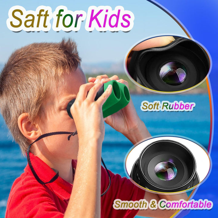 Kompakt Fernglas FÜR Kinder,JRD&BS WINL 8 X 21 Das Beste Spielzeug FÜR 4-9 Jährige Jungen Feldsteche