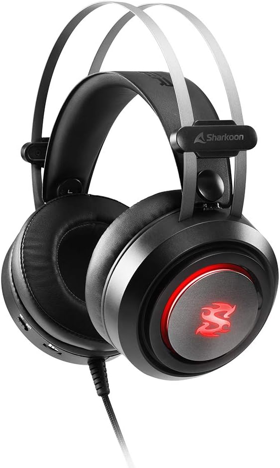 Sharkoon Skiller SGH30 Gaming Headset & CSL-Computer - XXL Speed Gaming Mauspad Titanwolf Schwarz 90