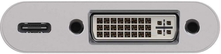 goobay 62108 USB-C auf DVI Adapter mit 60 W Power Delivery für Full HD Auflösungen (1080p @ 60Hz) /