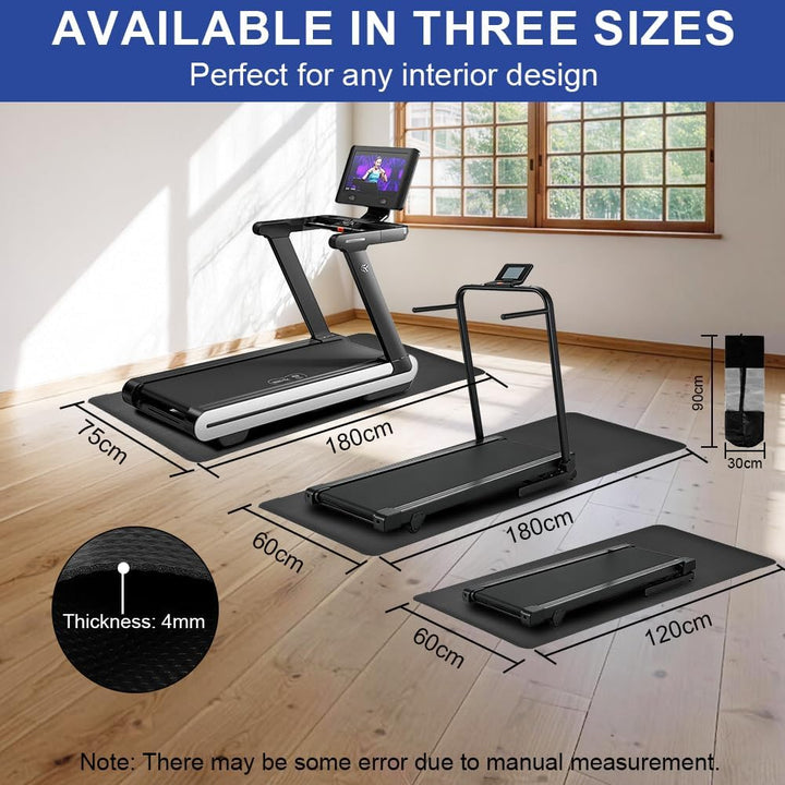 DiULi Yogamatte, Bodenschutzmatte Fitnessgerät Fitnessmatte mit Tragegurt und Tasche, für Pilates, W