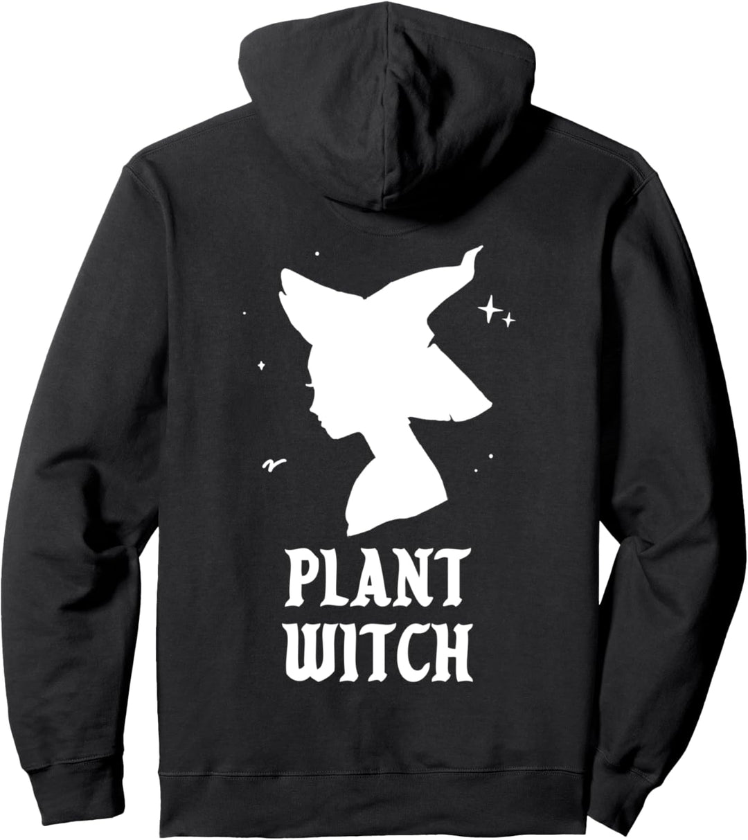 Pflanzen-Hexe Funny Spooky Vibes Gotik Halloween Kostüm Pullover Hoodie