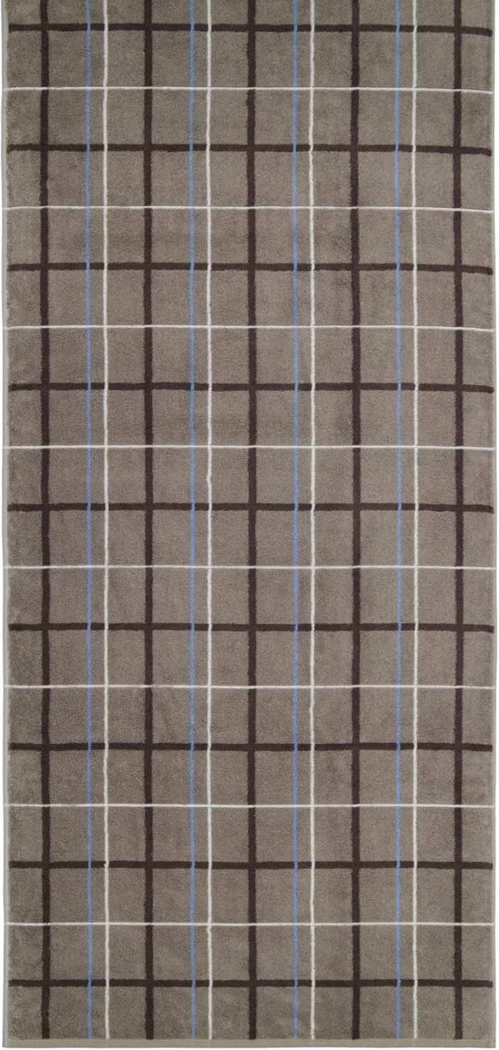 Cawö Handtücher Avenue Karo 339 Graphit - 73 Saunatuch 70x180 cm, Saunatuch 70x180 cm