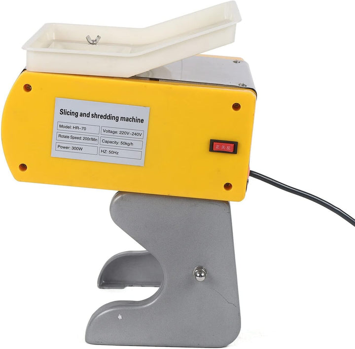 Allesschneider, 300W Elektrischer Aufschnittmaschine 50Kg/H Profi Fleischscheibenmaschine für Gemüse