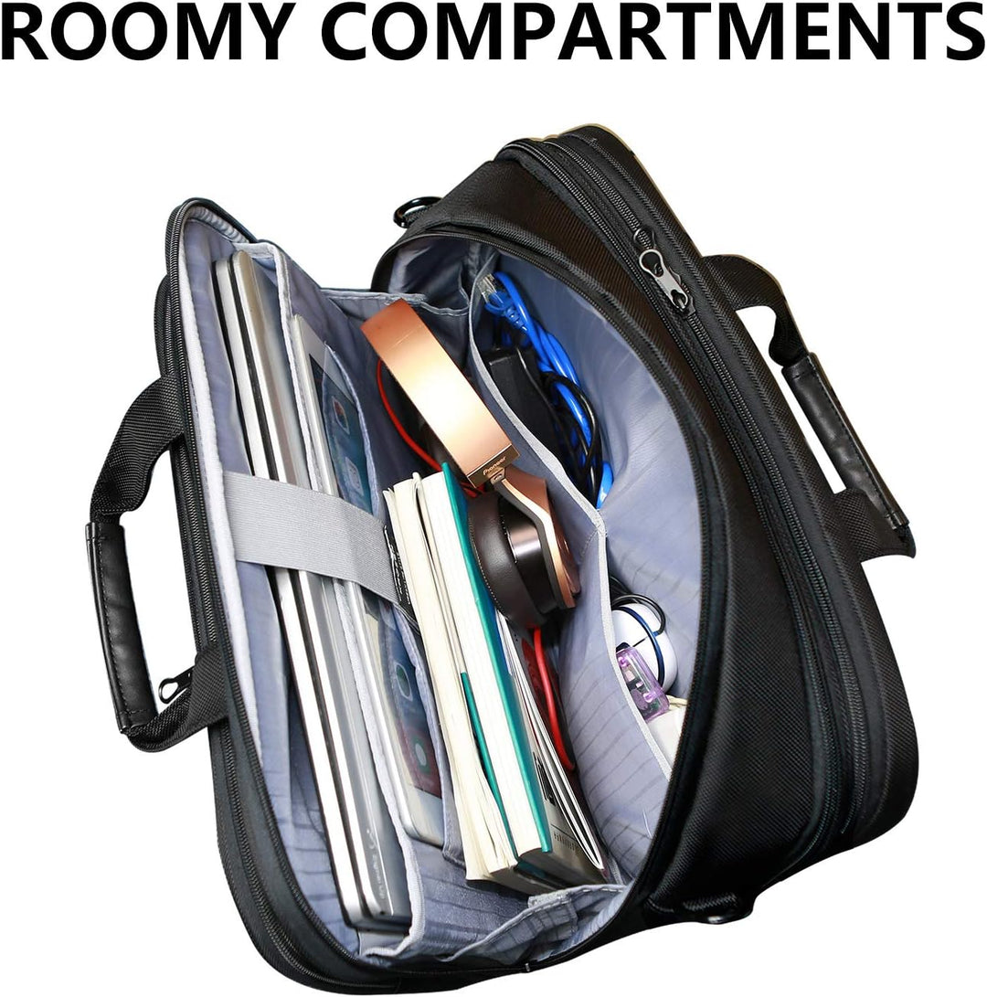 KROSER Laptop Tasche XXL 18,5 Zoll Schultertaschen Business Aktentasche Passt Bis Zu 18 Zoll Wassera