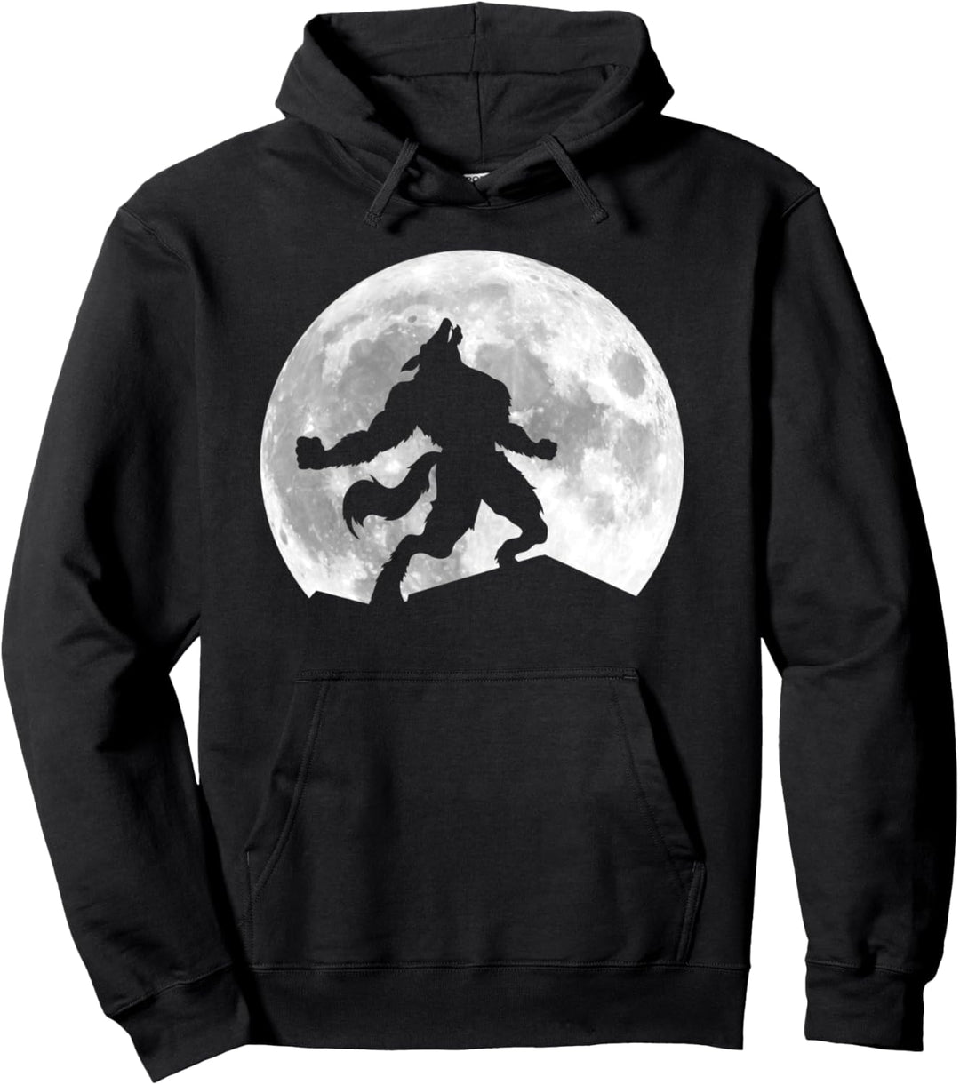 Vollmond Werwolf Pullover Hoodie