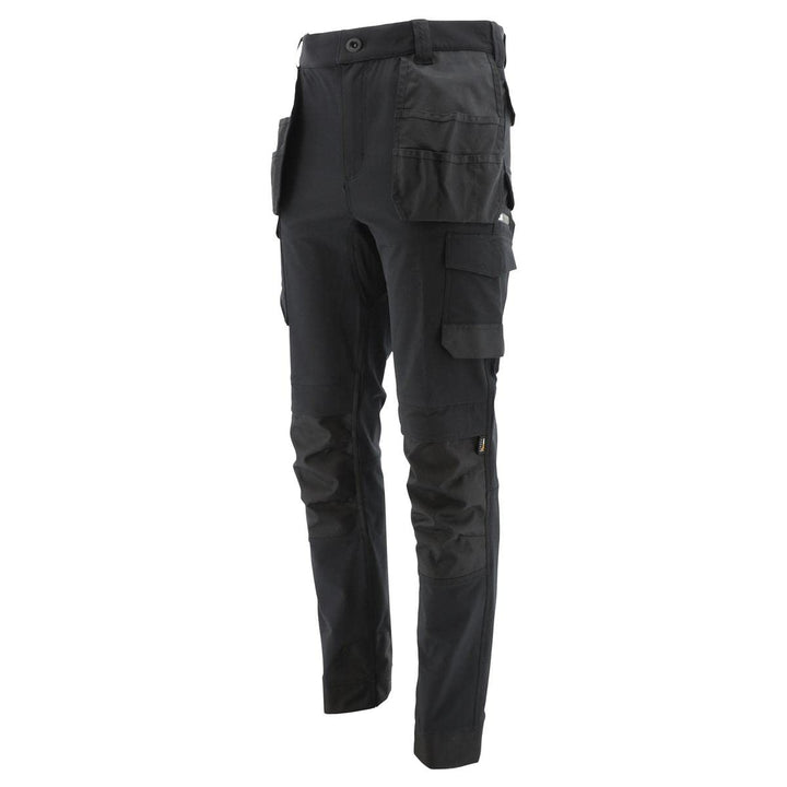 Caterpillar CAT Workwear Herren Tech Stretch DWR Stretch Arbeitshose 30W / 32L Schwarz, 30W / 32L Sc