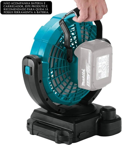 Makita DCF102Z Akku Lüfter 18 V (ohne Akku, ohne Ladegerät), Blau, 101 101 Blau, 101 Blau