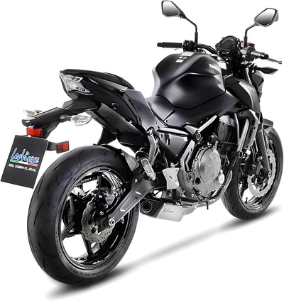 Auspuffanlage LeoVince Komplettanlage SBK UNDERBODY, Edelstahl, Carbon Kappe, 2/1, mit Katalysator,