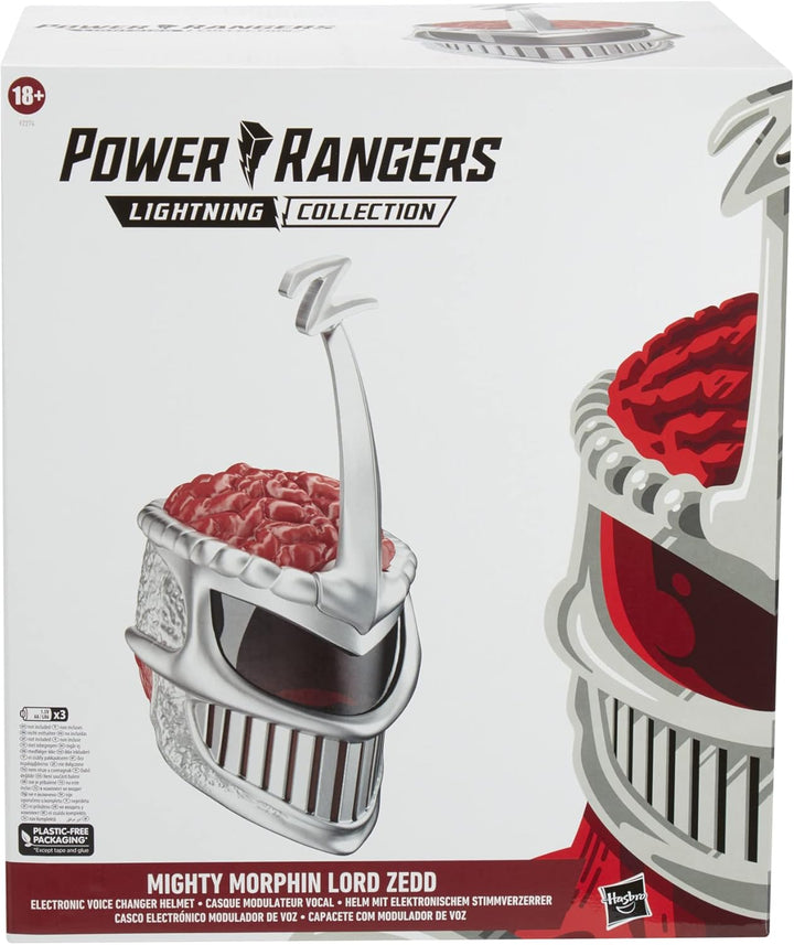 Power Rangers Lightning Collection Lord Zedd, Helm mit elektronischem Stimmverzerrer, Rollenspielhel