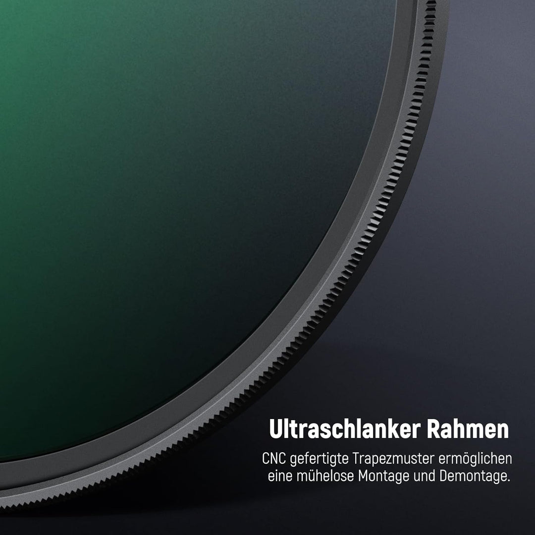 NEEWER 46mm Black Diffusion 1/4 Filter, Traumhafter weicher filmischer Kamera Objektiv Effektfilter