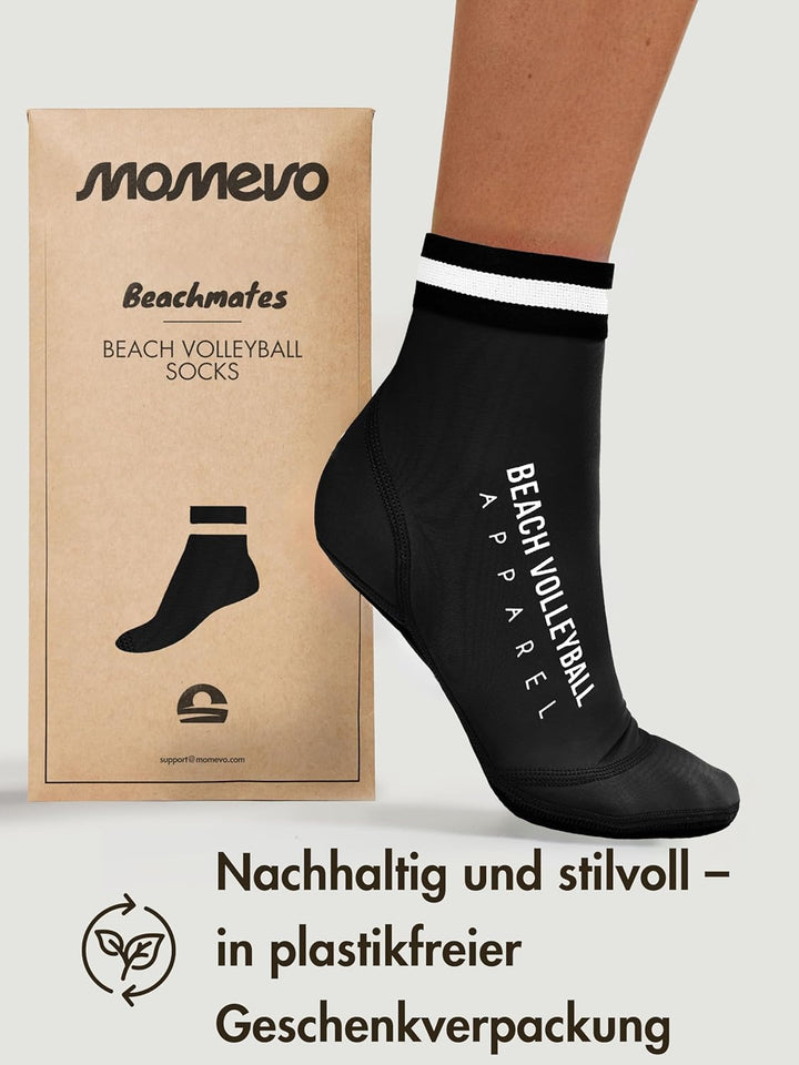 Momevo Beachmates Beachvolleyball Socken - schützende Beachsocken aus Neopren und Elasthan - idealer