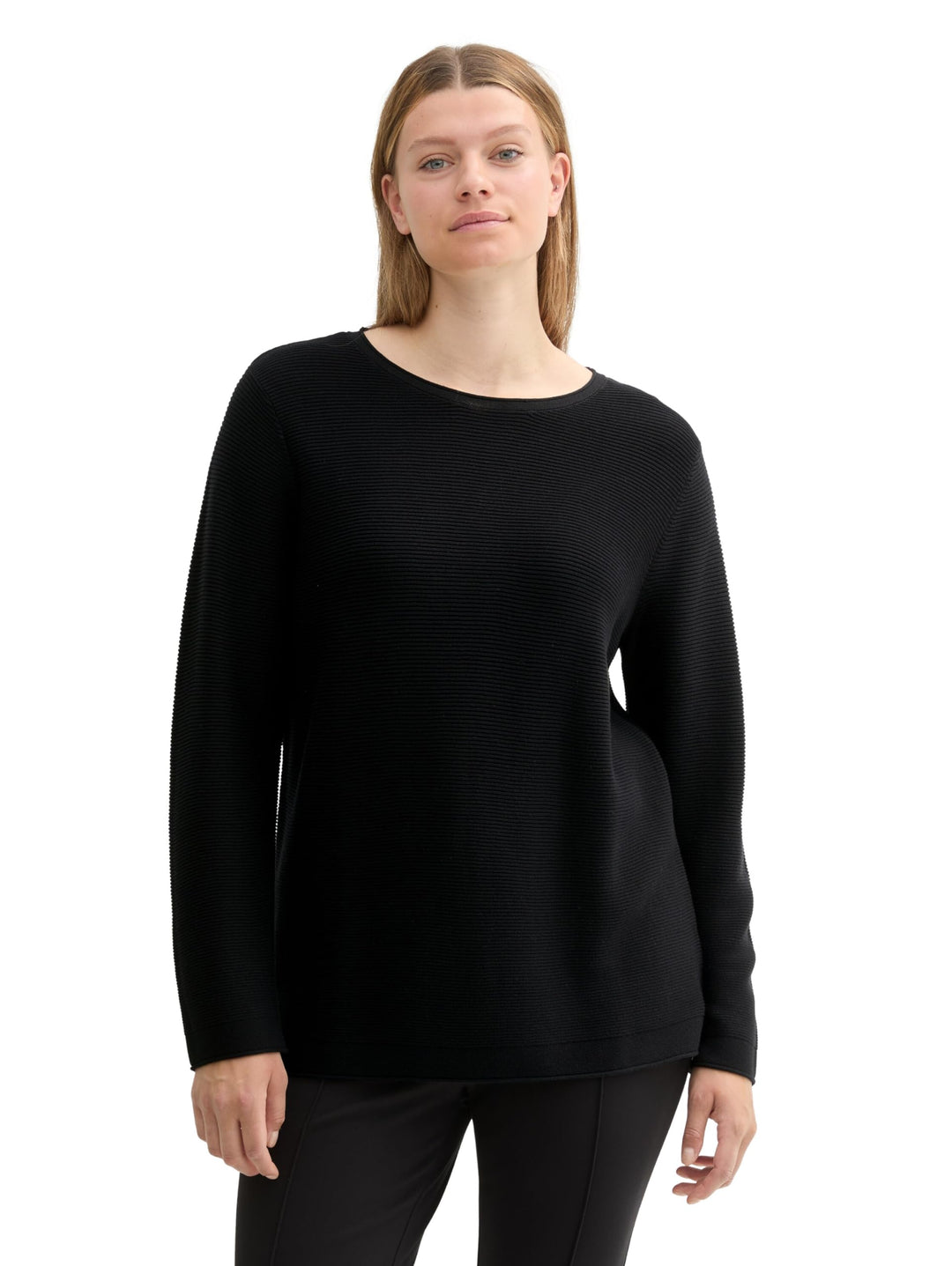 Tom Tailor Damen 1016350 Basic Strickpullover aus Bio-Baumwolle (1er Pack) 44 Grosse Grössen 14482 -