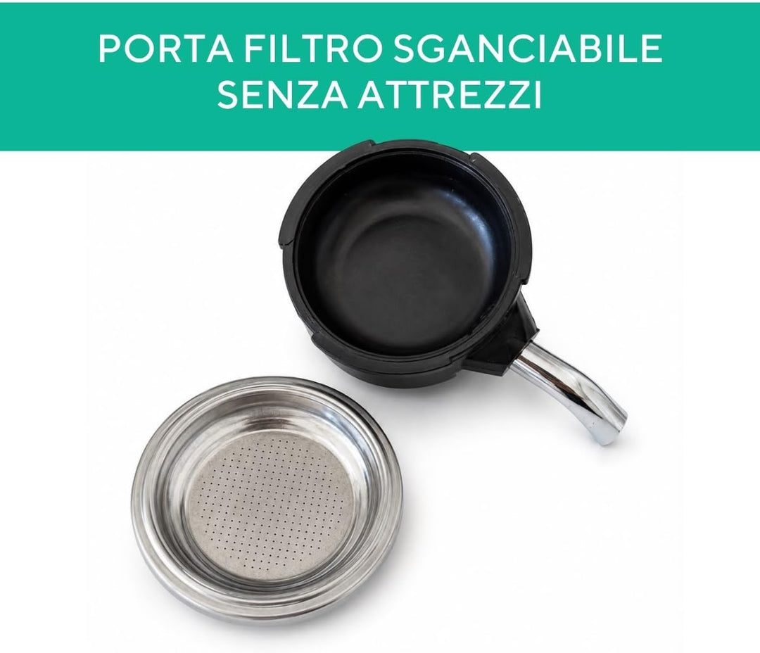 Aroma E.GO Kaffeepadmaschine für ESE-Pads 44 mm (weiss), Weiss