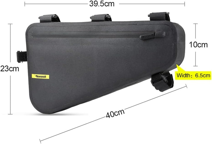 Rhinowalk Fahrrad Rohrtasche Rahmentasche Triangeltasche Wasserdicht Dreieck Fahrradtasche für Mount