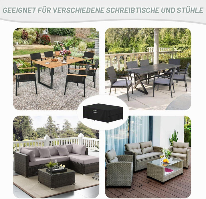 Abdeckung Gartenmöbel Abdeckplane Gartenmöbel Wasserdicht | 420D Oxford Schutzhülle Gartenmöbel Abde