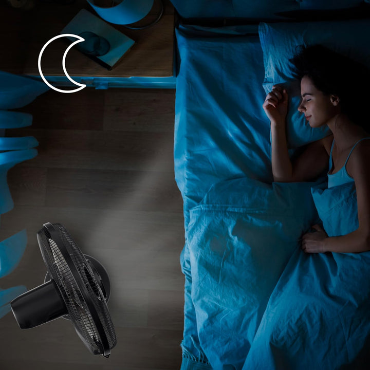 Ufesa Mist Fan VNDC Vernebler Ventilator, Ultra Silent, Fernbedienung, 3 Modi, Timer, 9 Geschwindigk