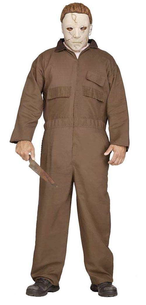 shoperama Halloween Herren-Kostüm Michael Myers inklusive Halb-Maske Gr. L/XL Horror-Film Serienmörd