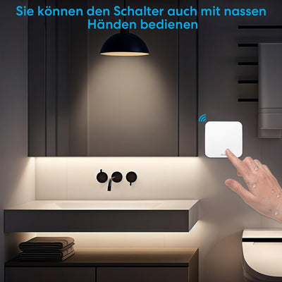 TangVita Funkschalter SET KS4 Drahtlos Kinetischer Batterieloser Schalter mit Empfänger, KS4
