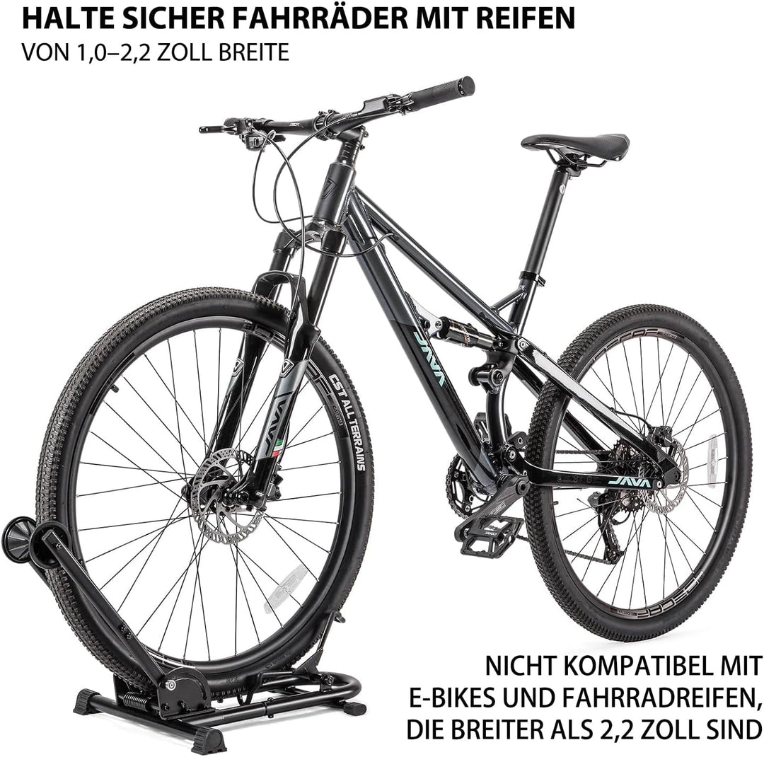 CXWXC Fahrradständer Boden 26 bis 29 Zoll und 650C -700C,Fahrrad Ständer für Ihre Garage,Haus oder F